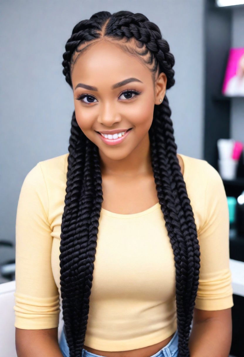 tree braids hairstyle