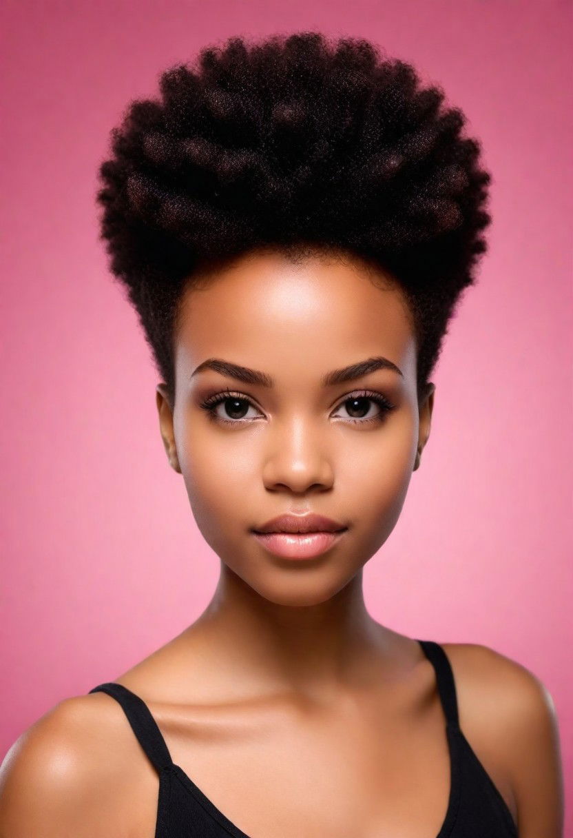 twa teeny weeny afro hairstyle