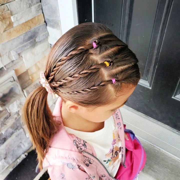 twisted rope braids hairstyle