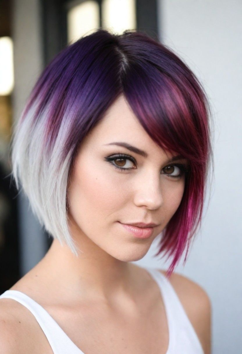 two tone hairstyle