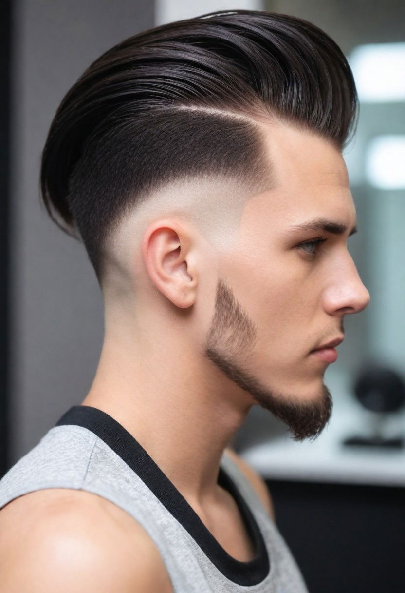 undercut with length on top