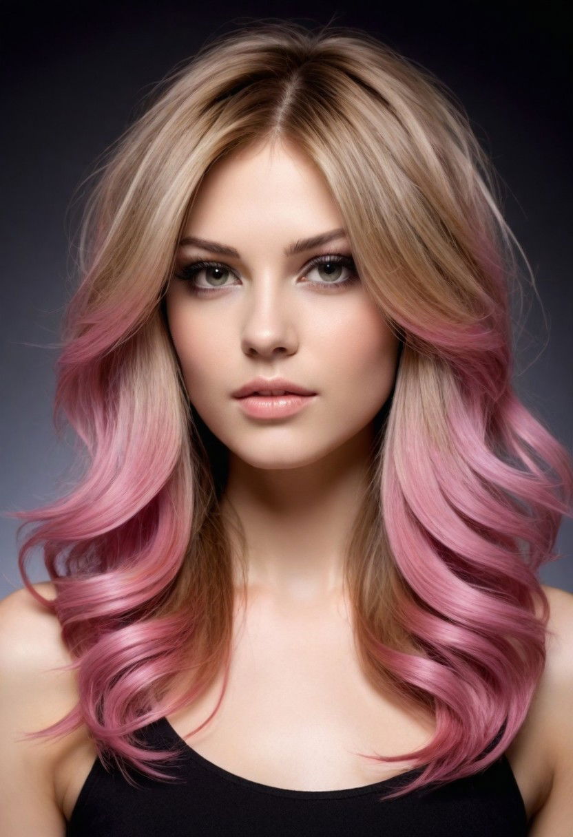 unique asymmetrical layers haircut