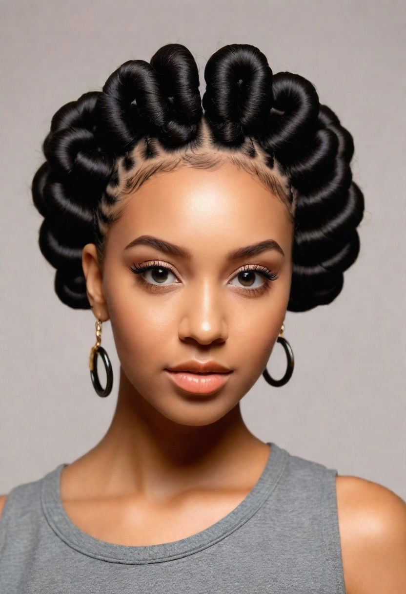 versatile bantu knots hairstyle