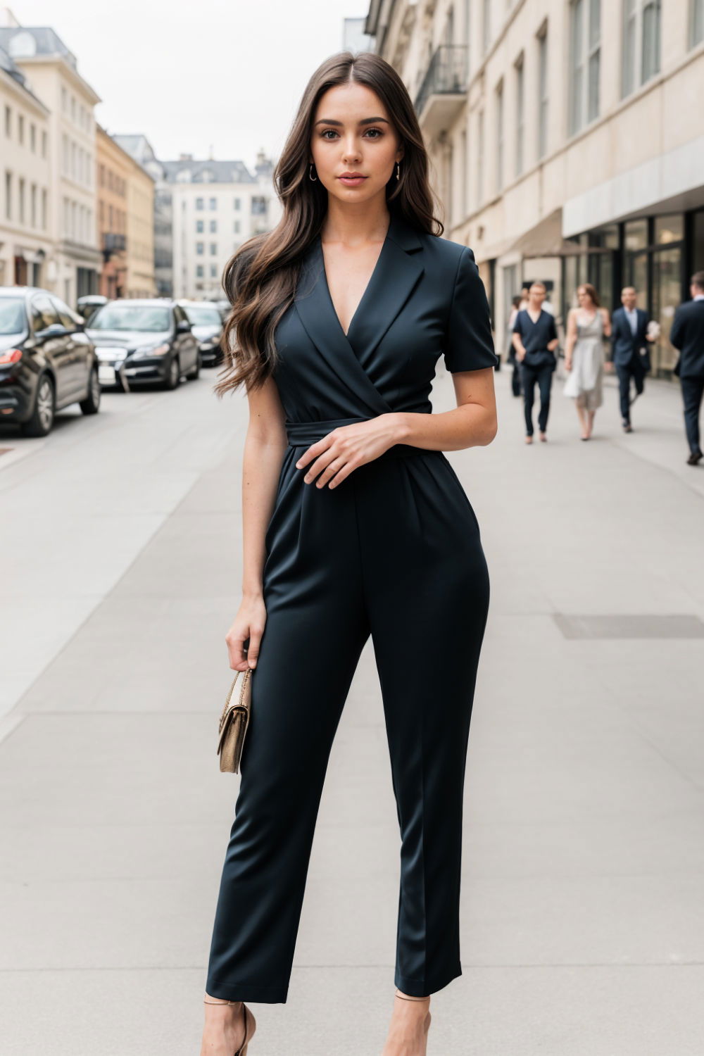 versatile chic jumpsuit for dinner outfit