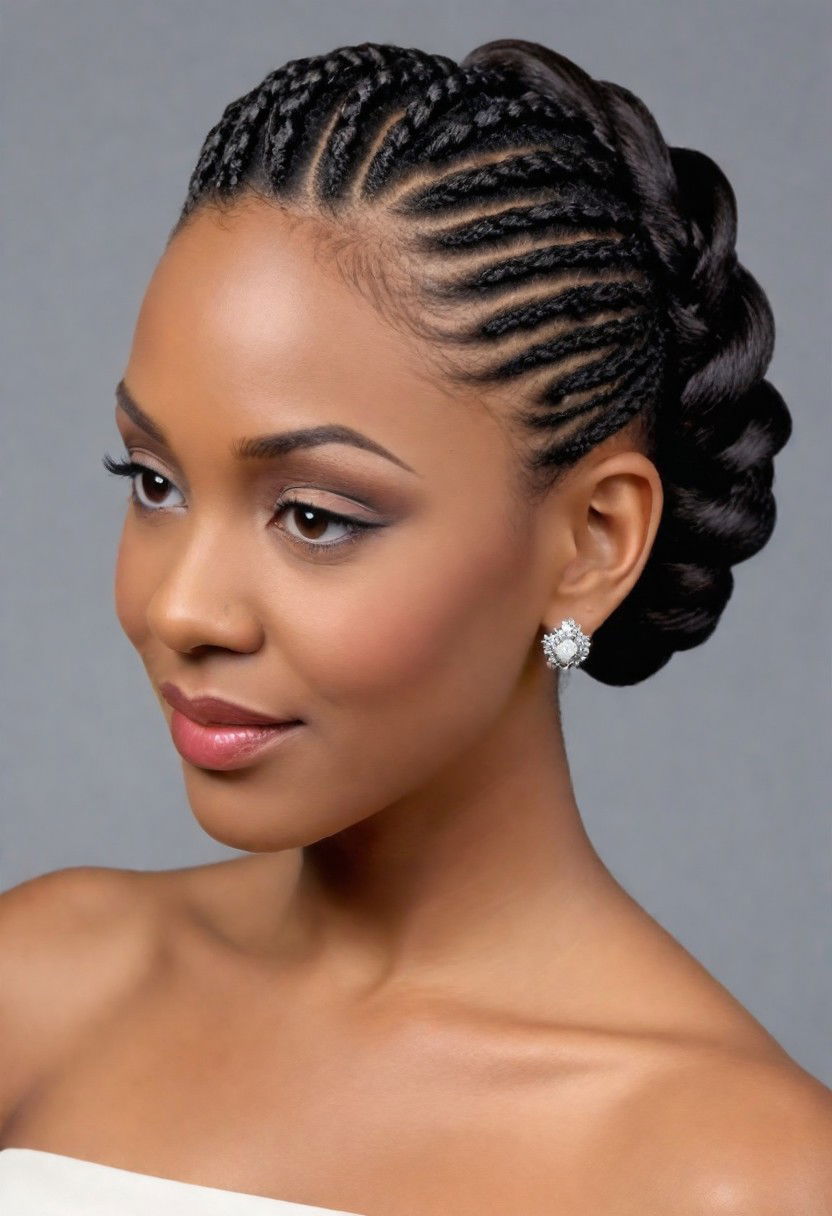 versatile classic flat twist updo