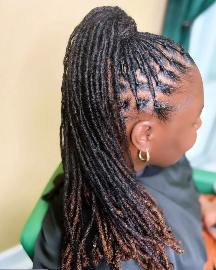 versatile dreadlock ponytail