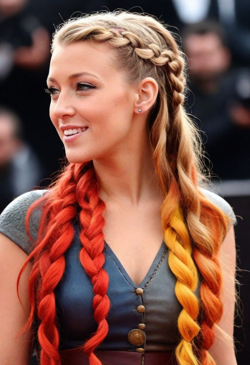 viking braids hairstyle