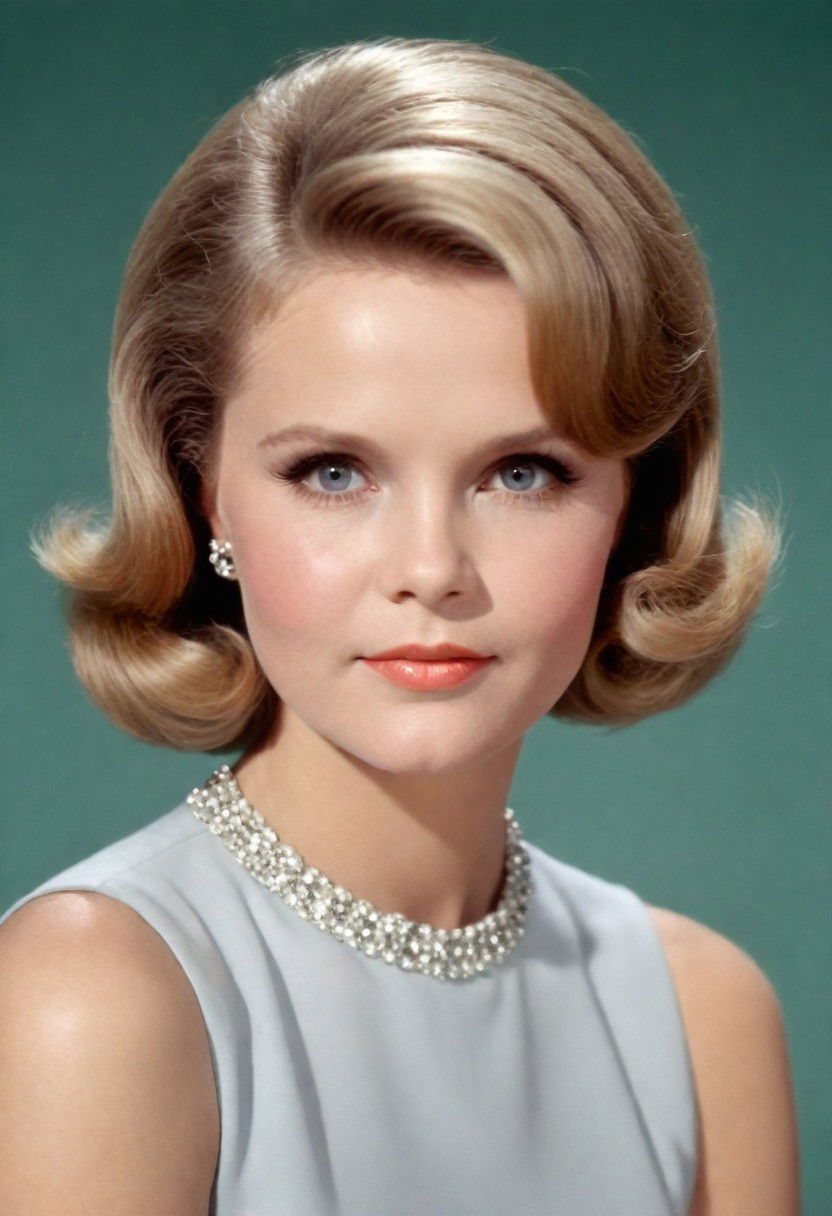 vintage charm pageboy cut