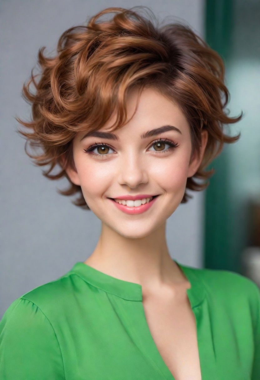 voluminous pixie haircut