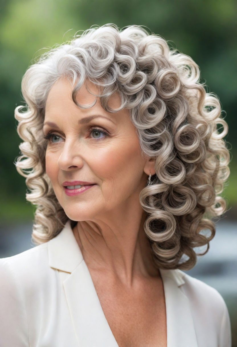 waterfall curls hairstyle