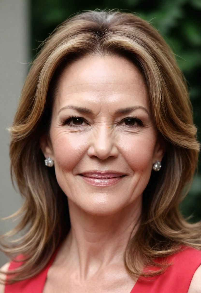 wispy layers long hairstyle for women over 50