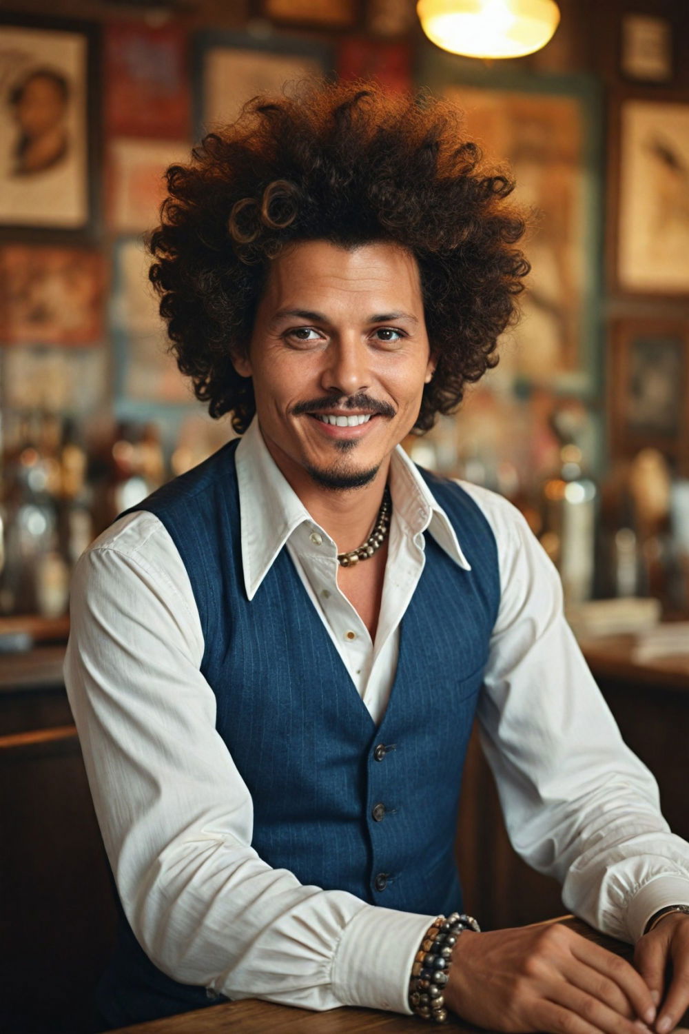 70s afro hairstyle for men