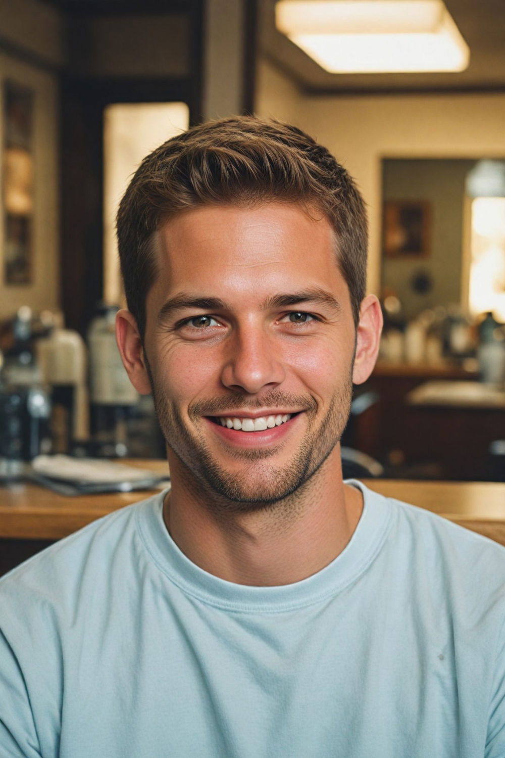 Incredibly crew cut for men