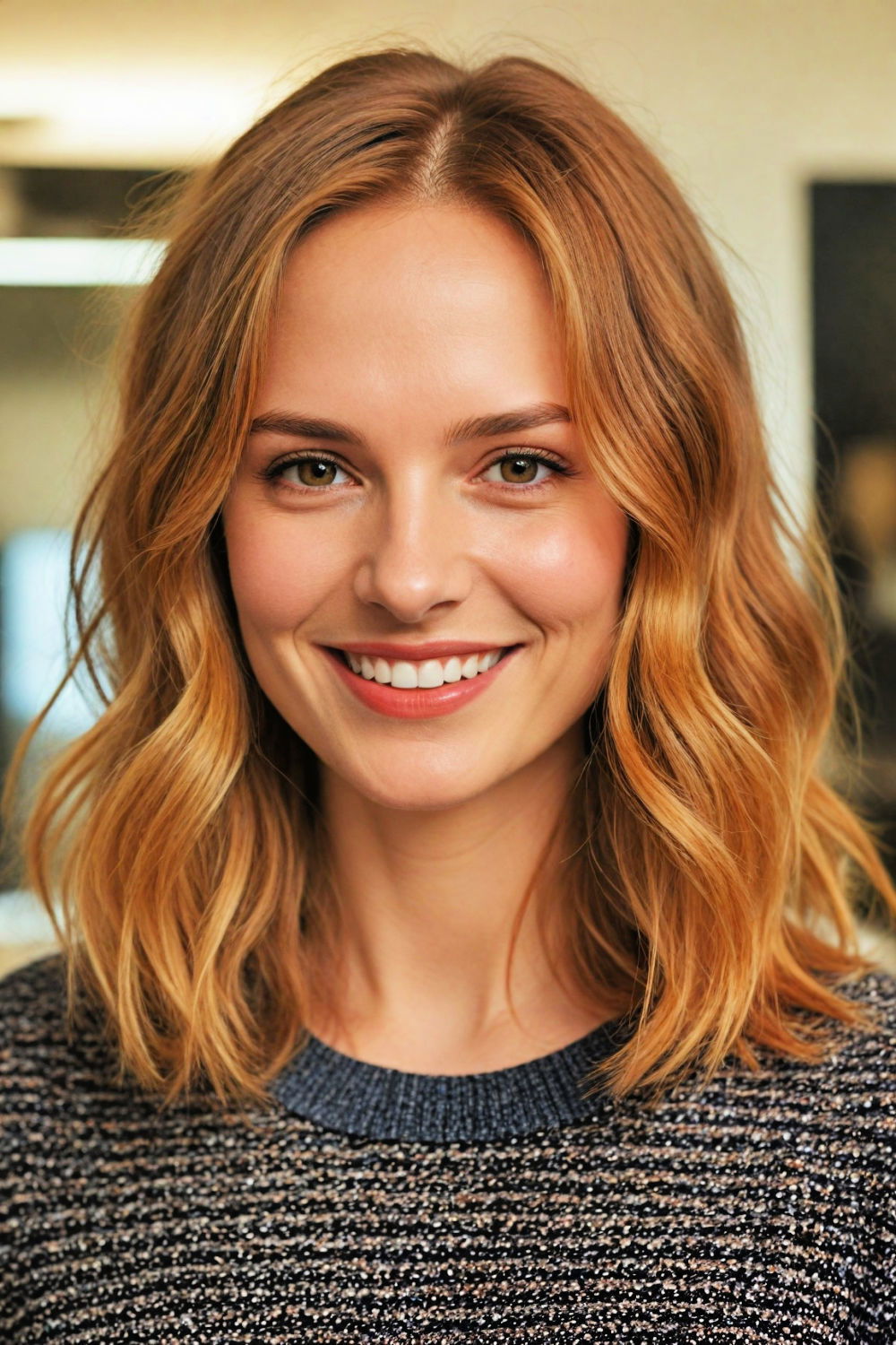 Textured Lob to managing thin hair easier