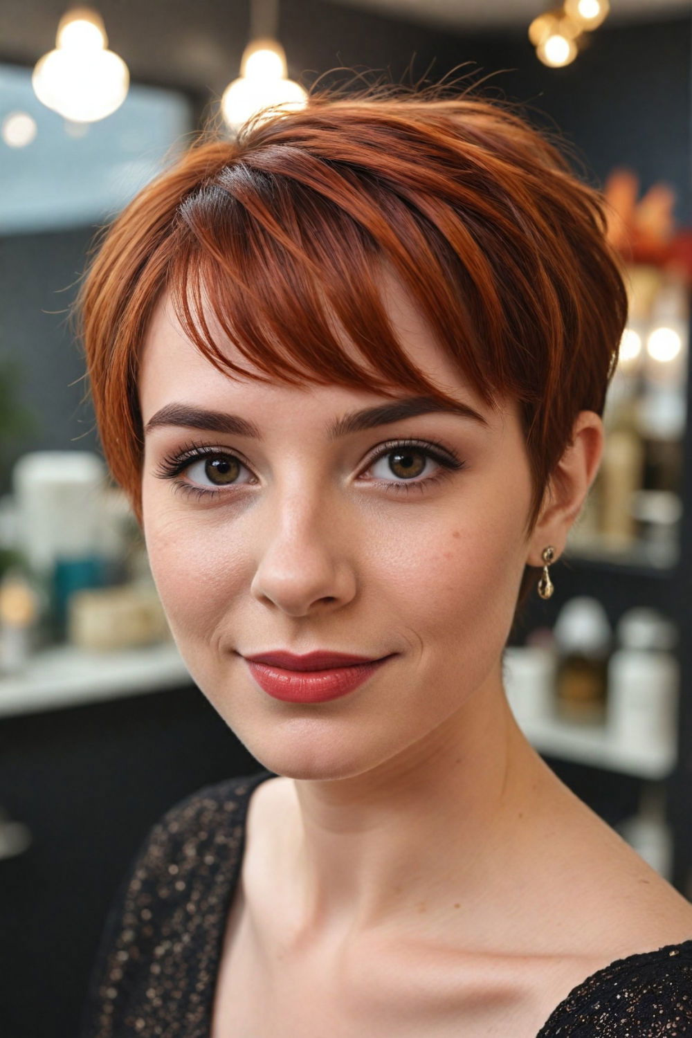 accented pixie haircut