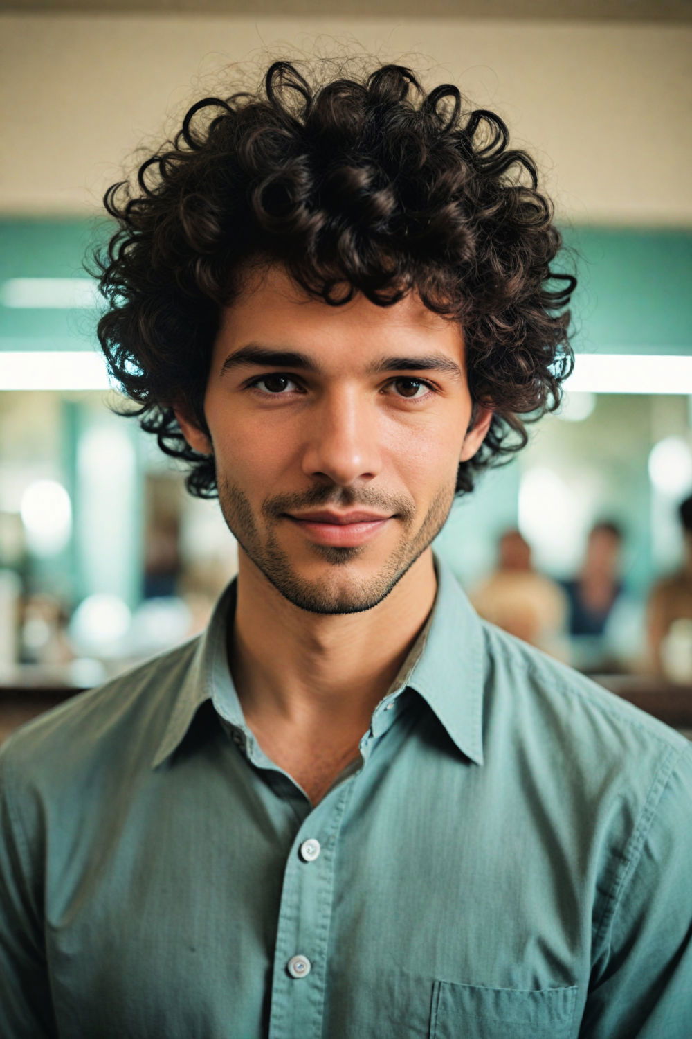 afro hairstyle for natural texture