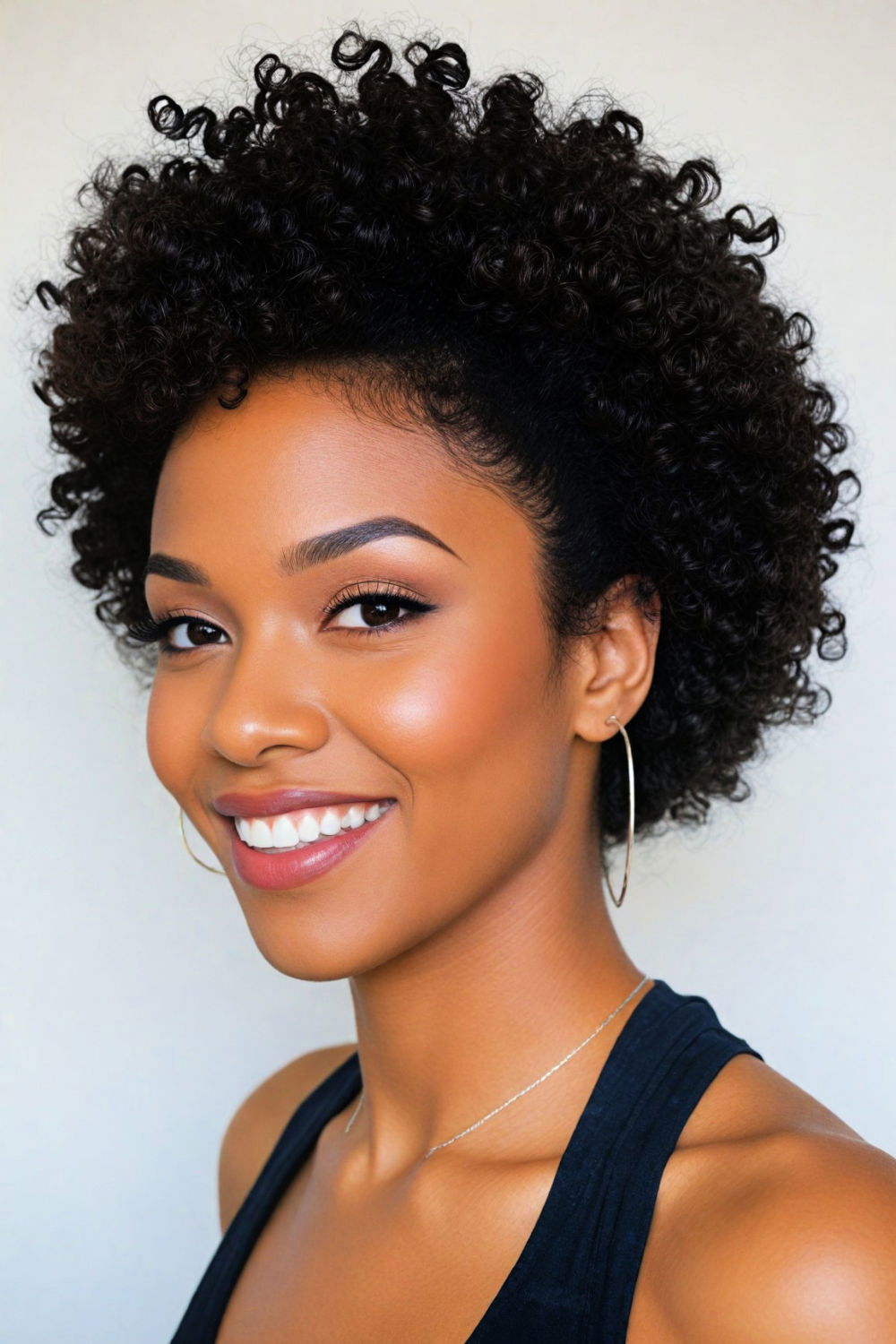 afro sew in sew in hairstyle