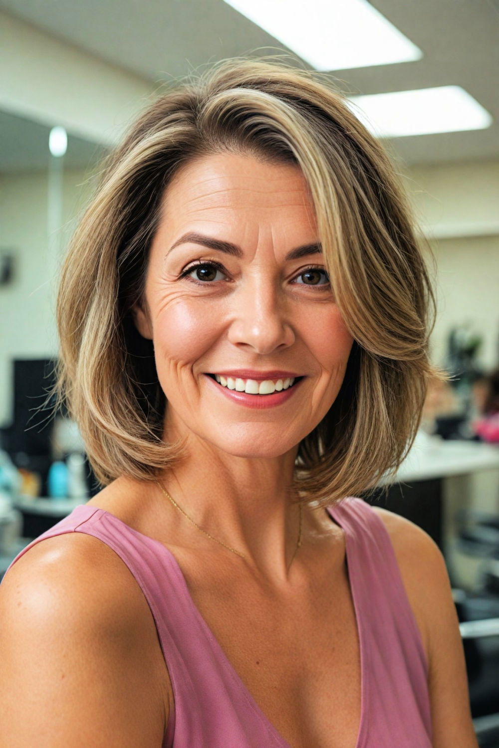 30 Flattering Hairstyles for Women Over 60 with Round Faces