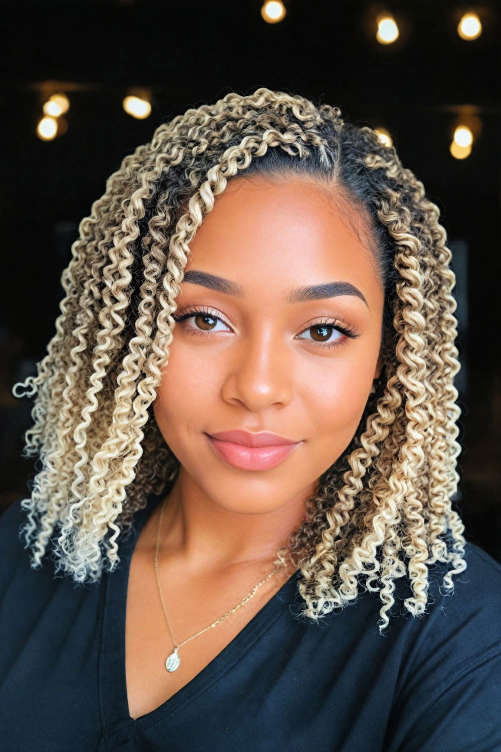 ashy blonde passion twists hairstyle