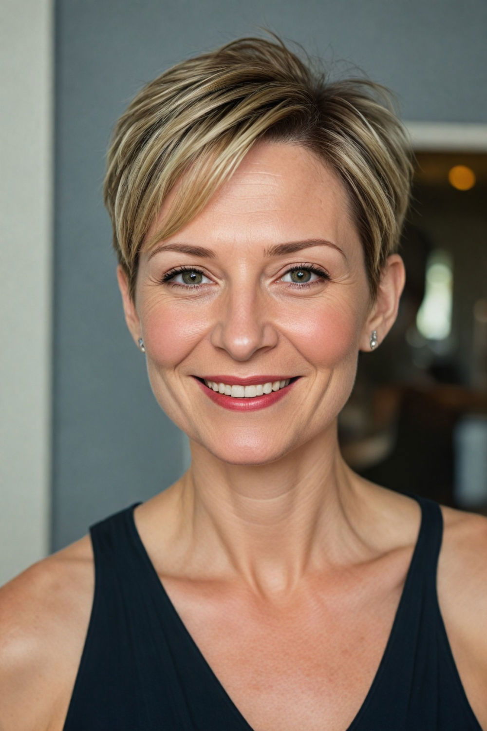 asymmetrical pixie cut for women over 50