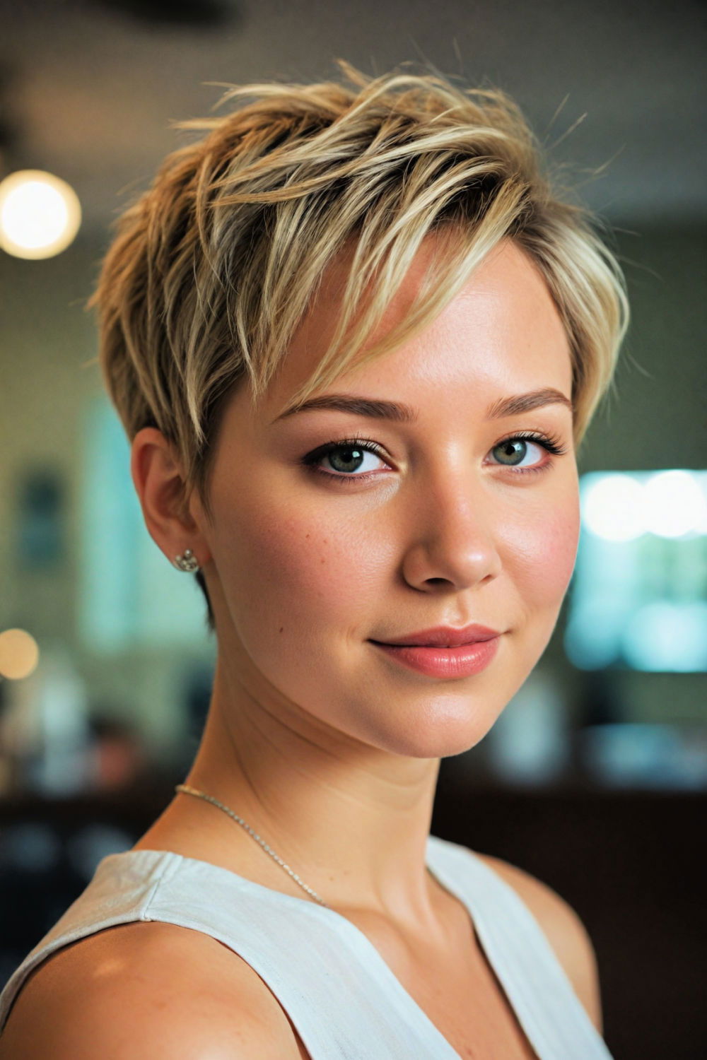 asymmetrical pixie cut