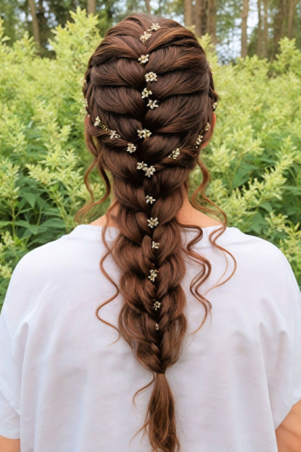 beautiful french braid hairstyle