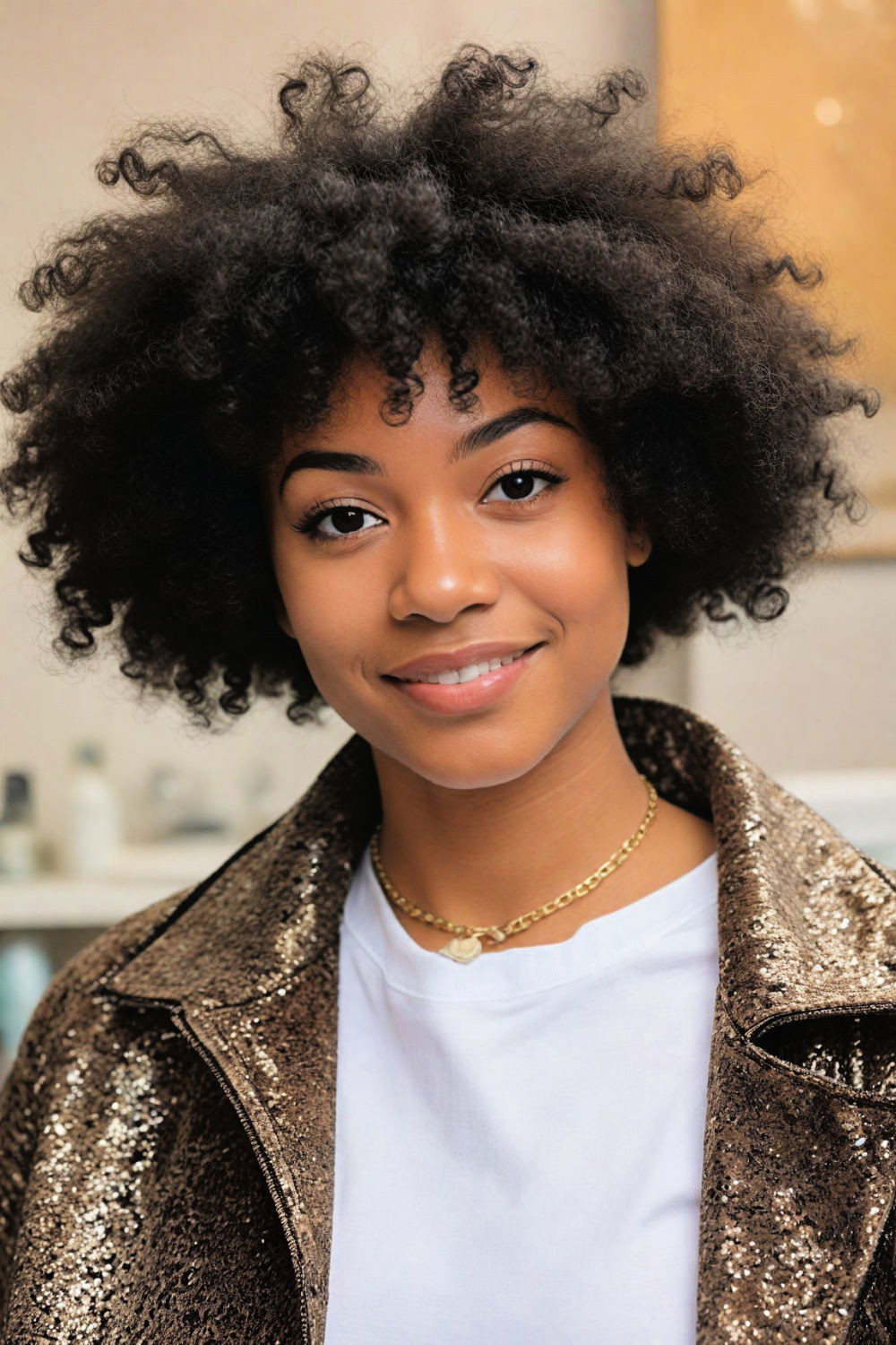 beautiful natural afro for birthday