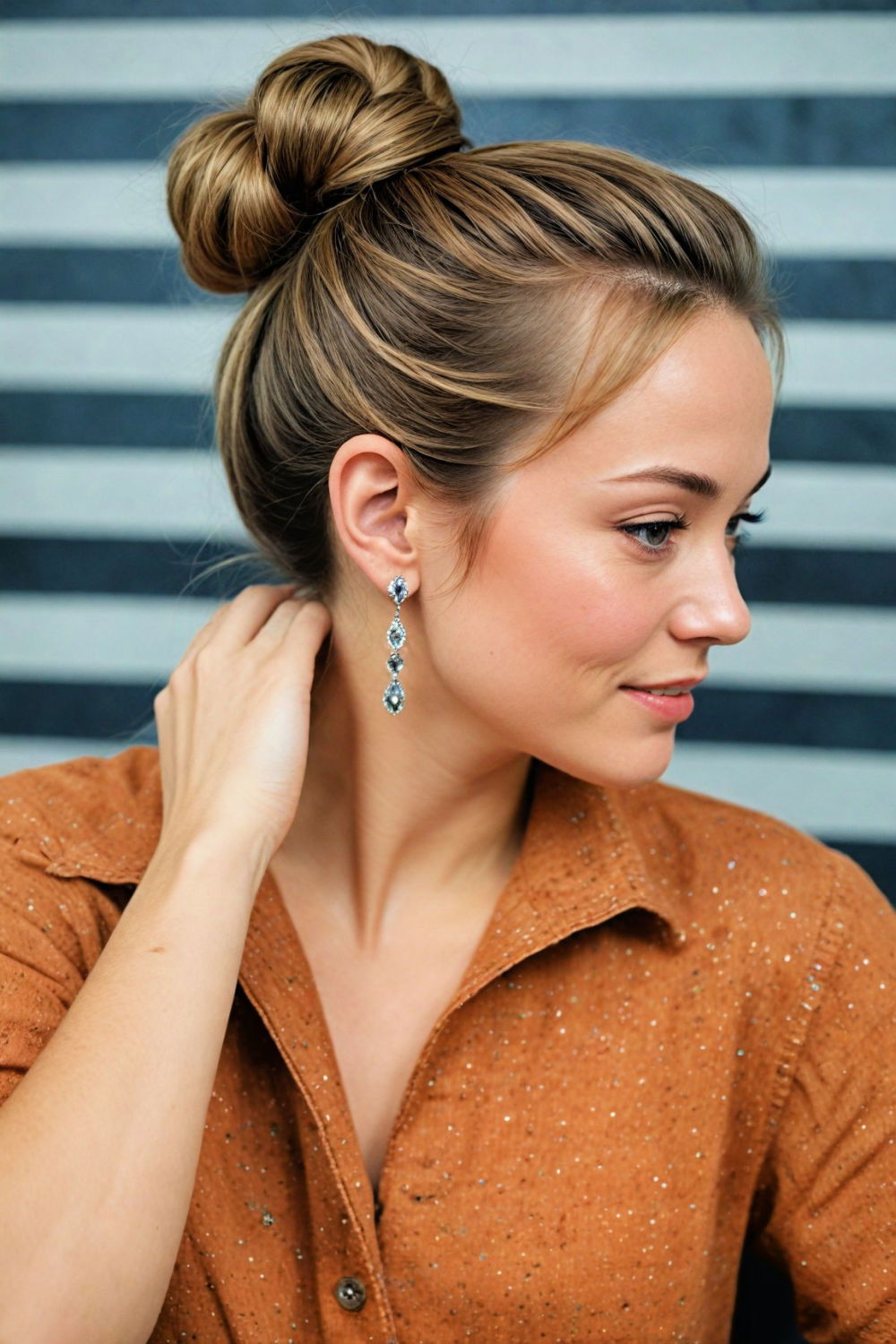 best top knot hairstyle for summer concerts