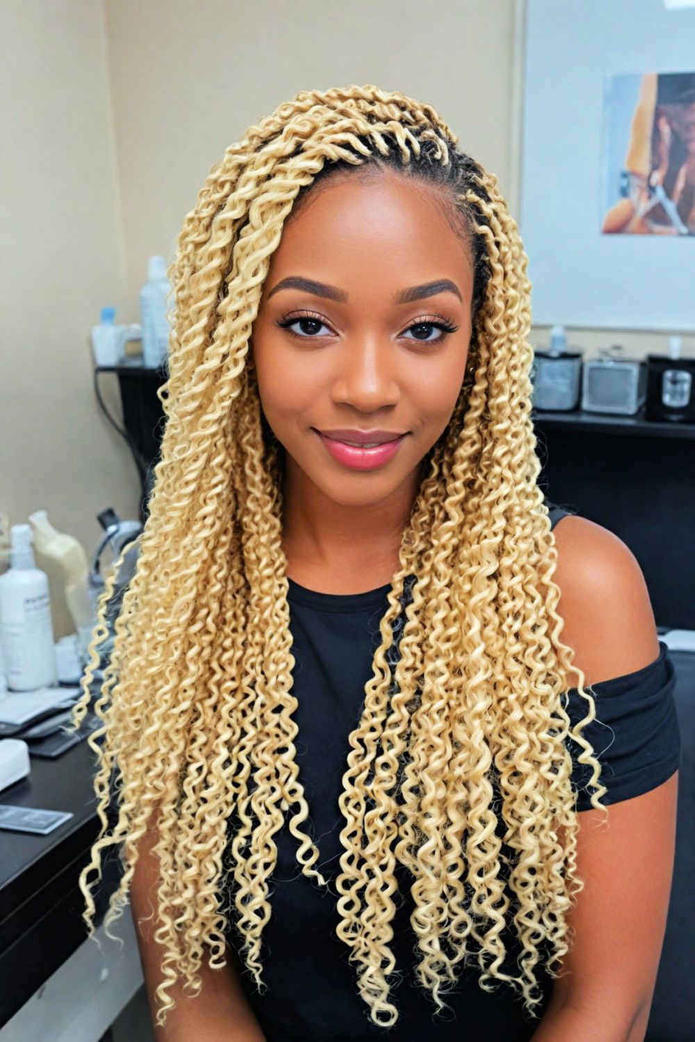 blonde passion twists hairstyle