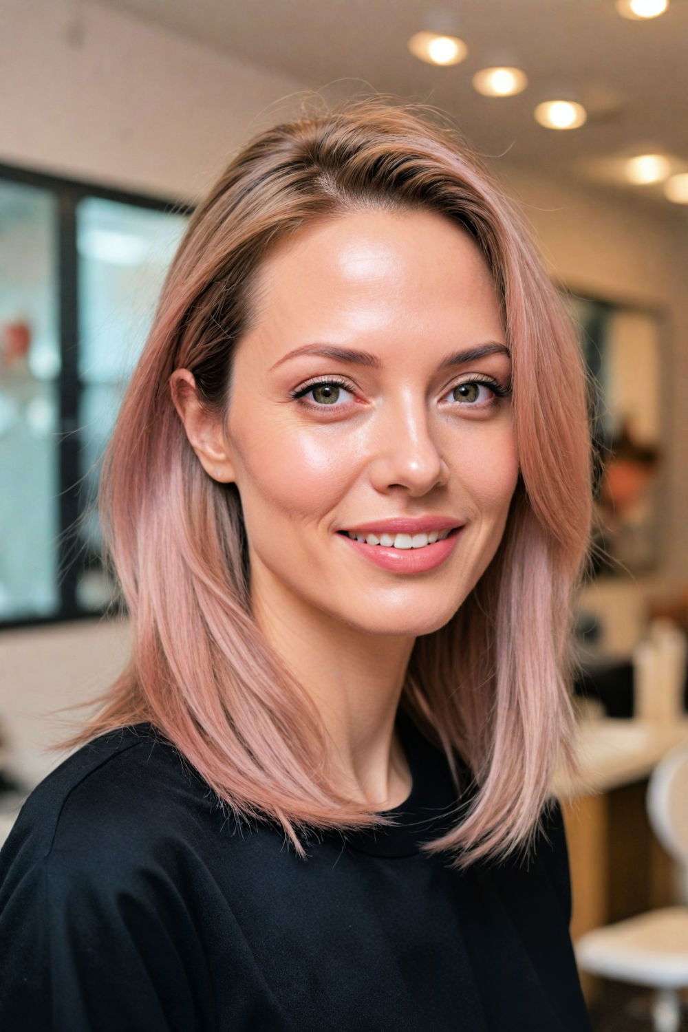 blunt haircut for thin hair