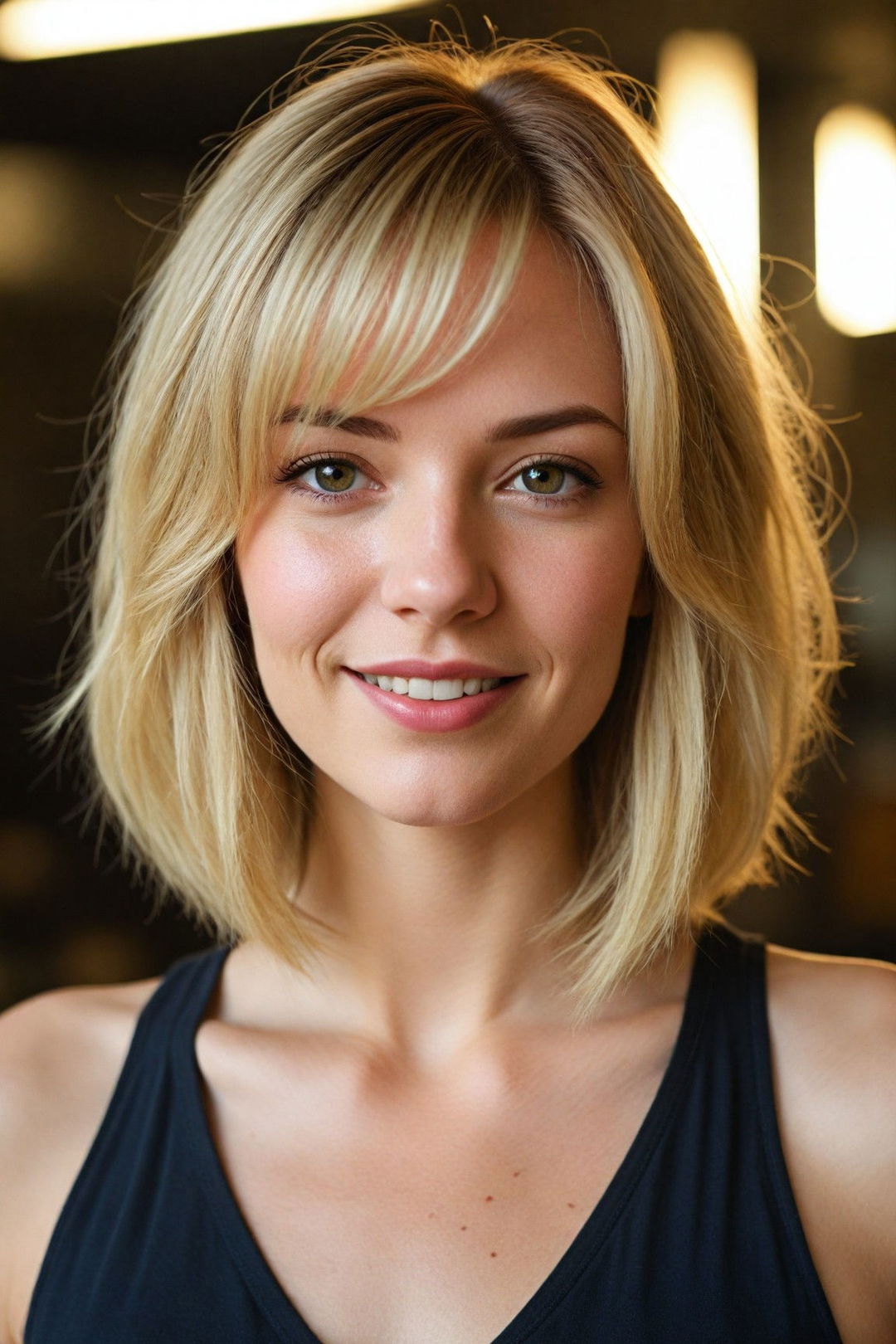 bob cut with layers hairstyle