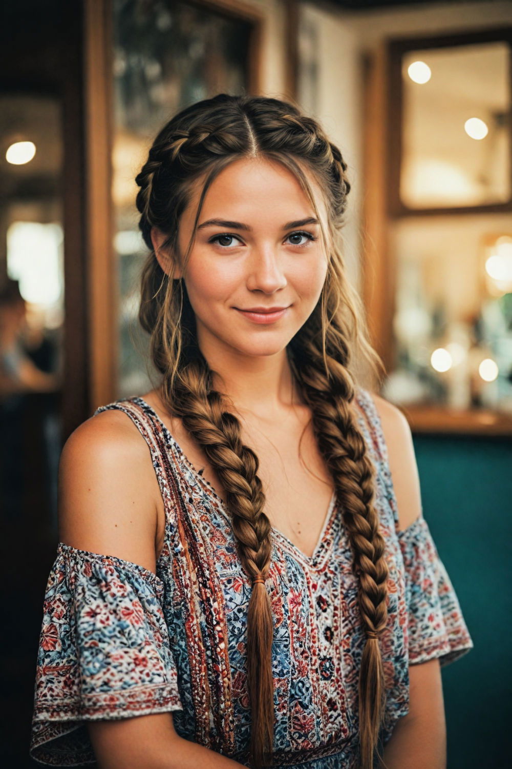 boho braids hairstyle for carefree day