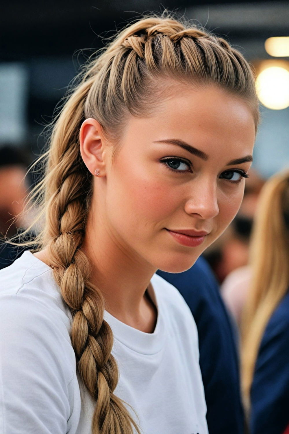 braided ponytail hairstyle