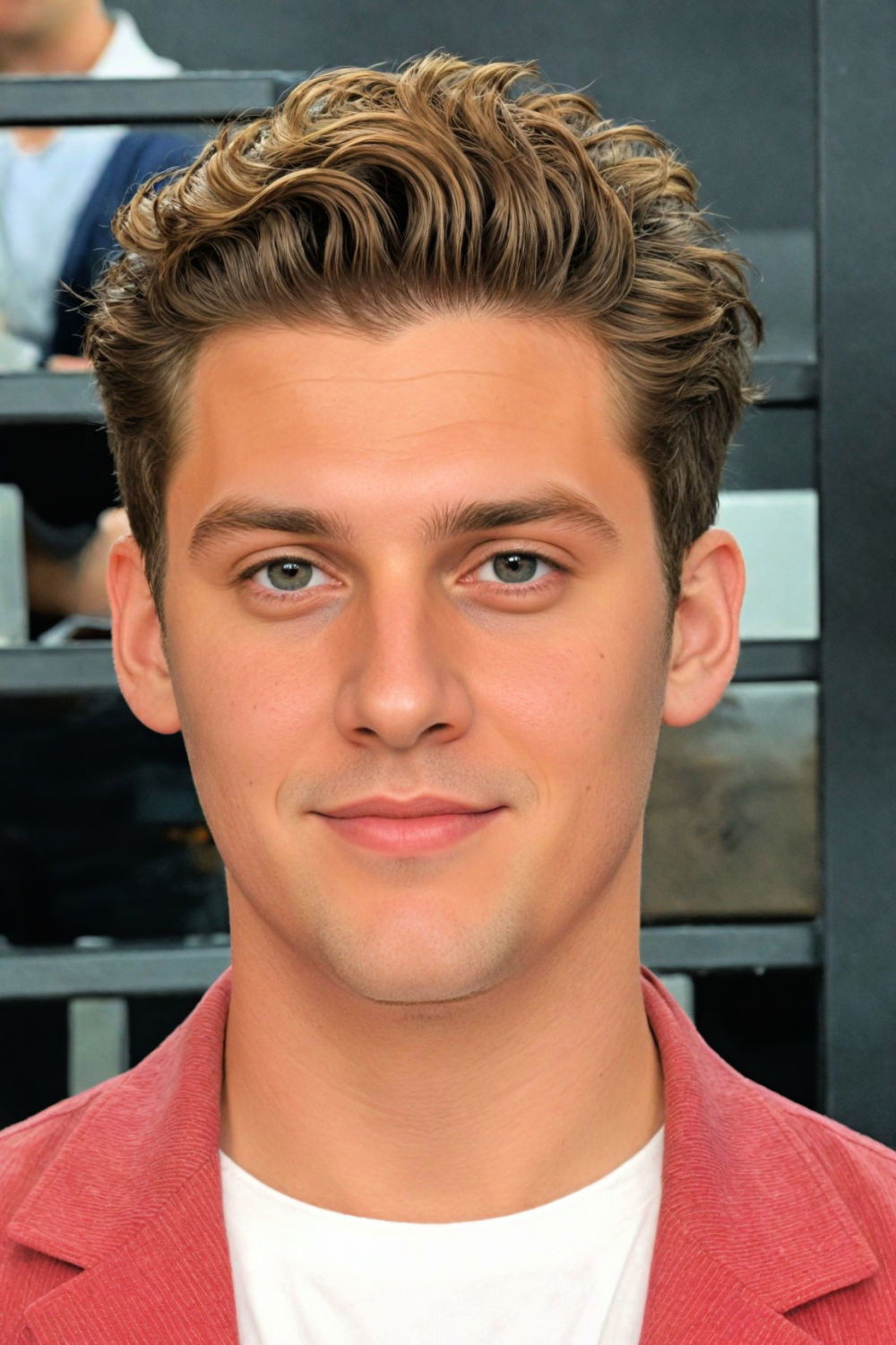 brushed back waves for dynamic texture