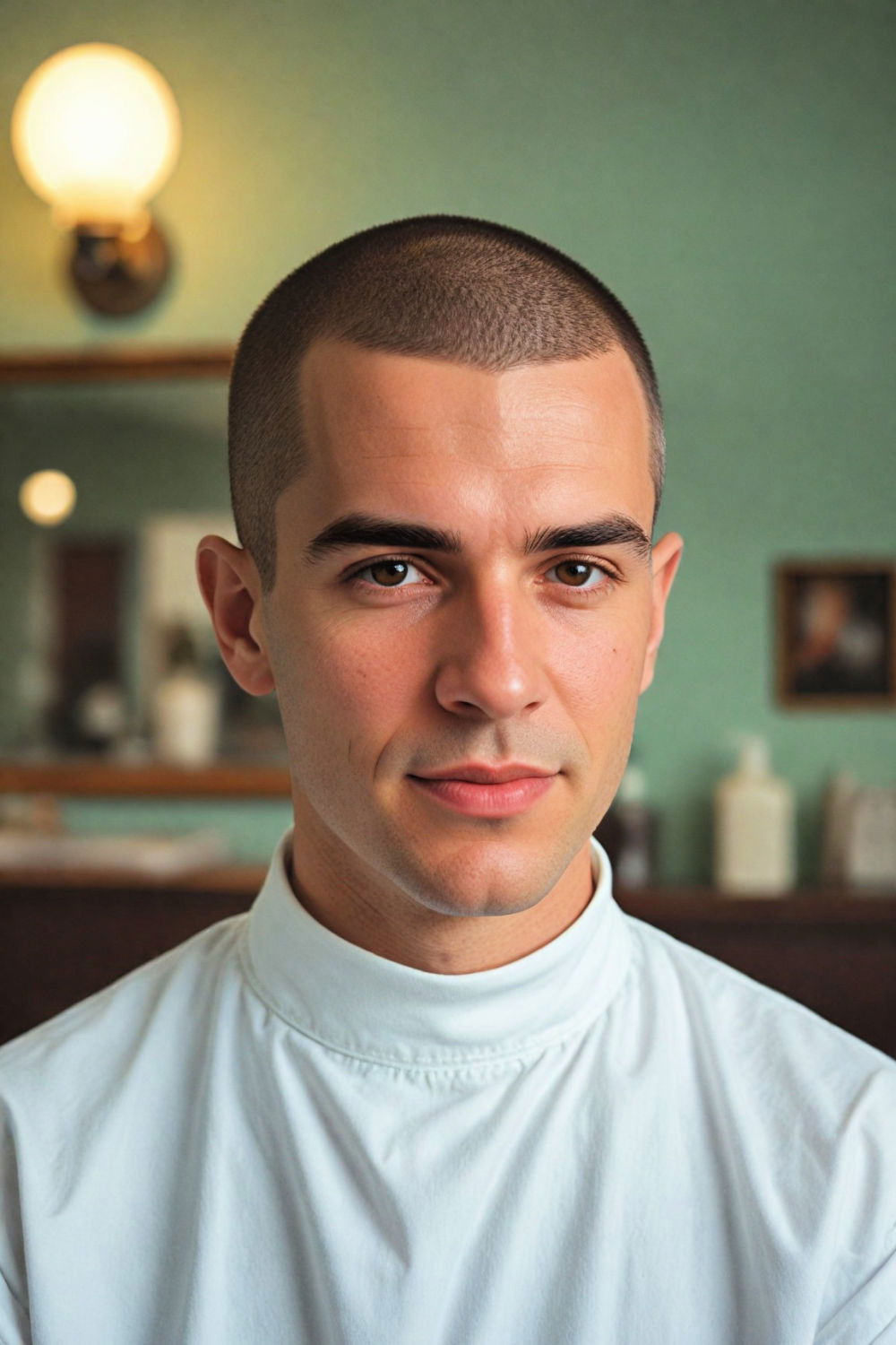 buzz cut hairstyle for men