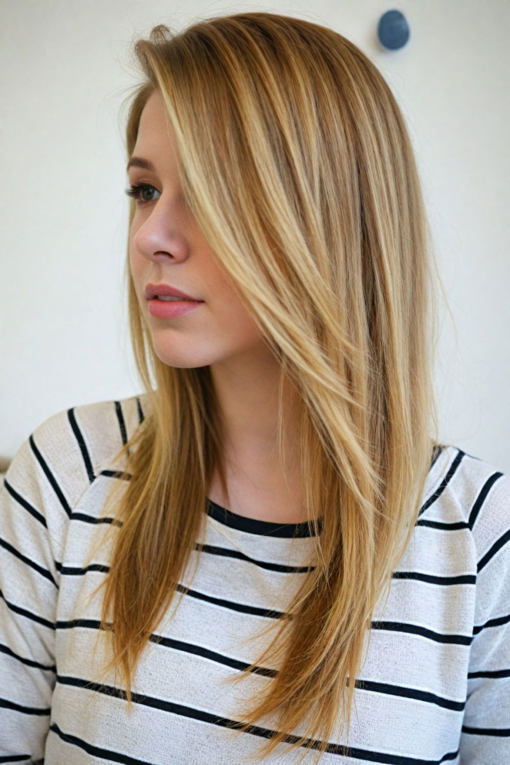 cascading layers style for thin hair