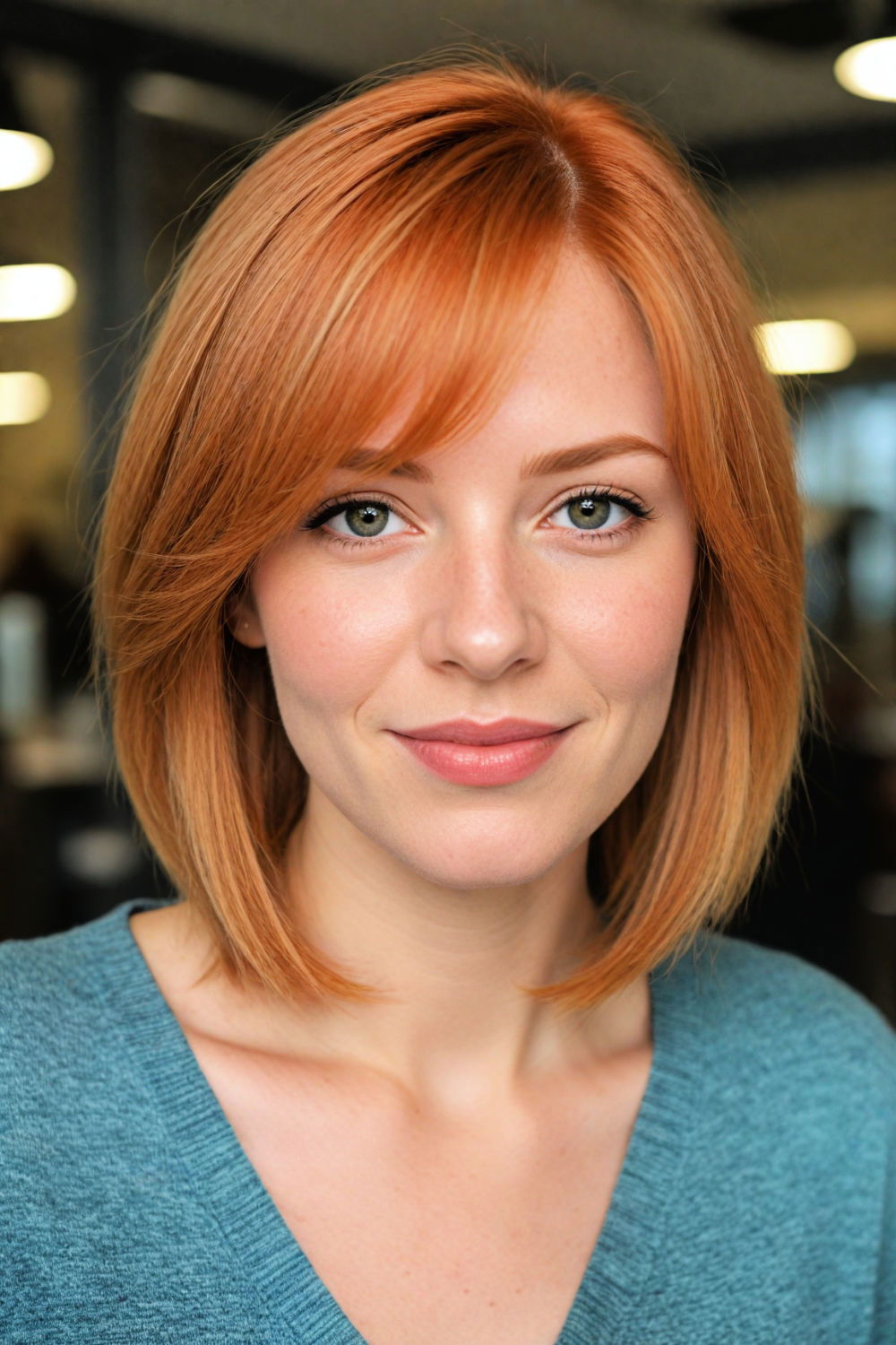 charming bob cut with thin hair