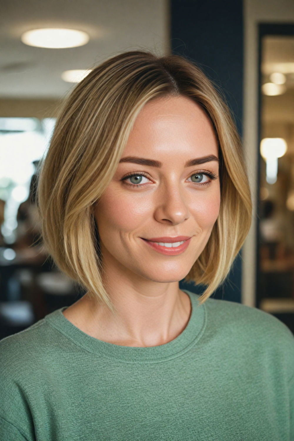 chic and modern inverted bob hairstyle