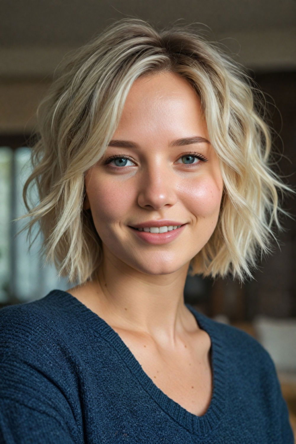 choppy bob hairstyle with fine hair