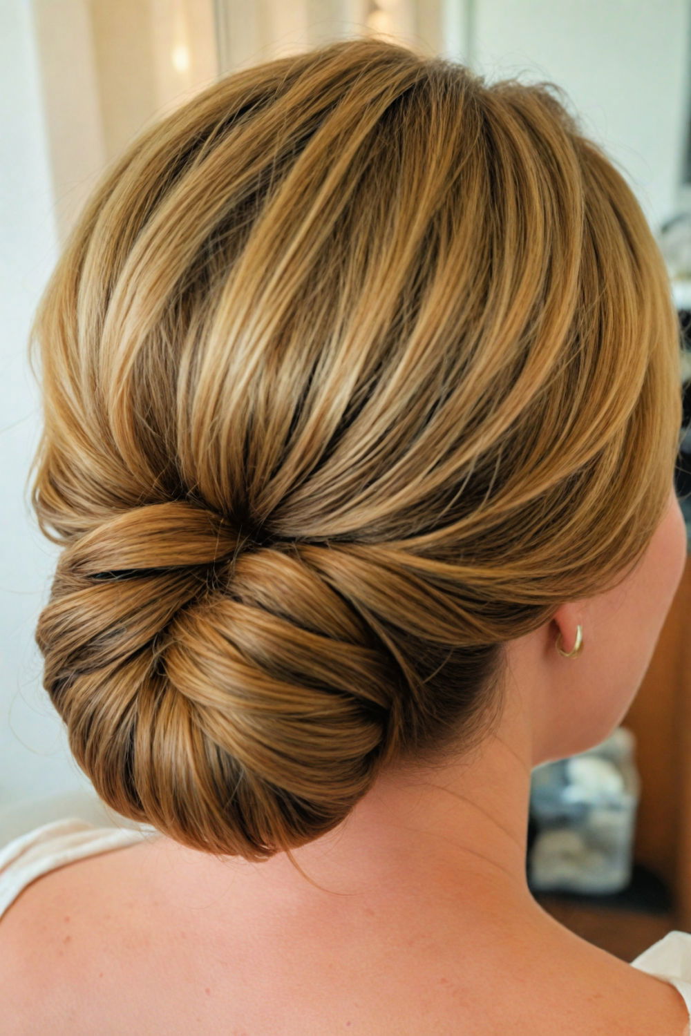 classic chignon hairstyle for formal events