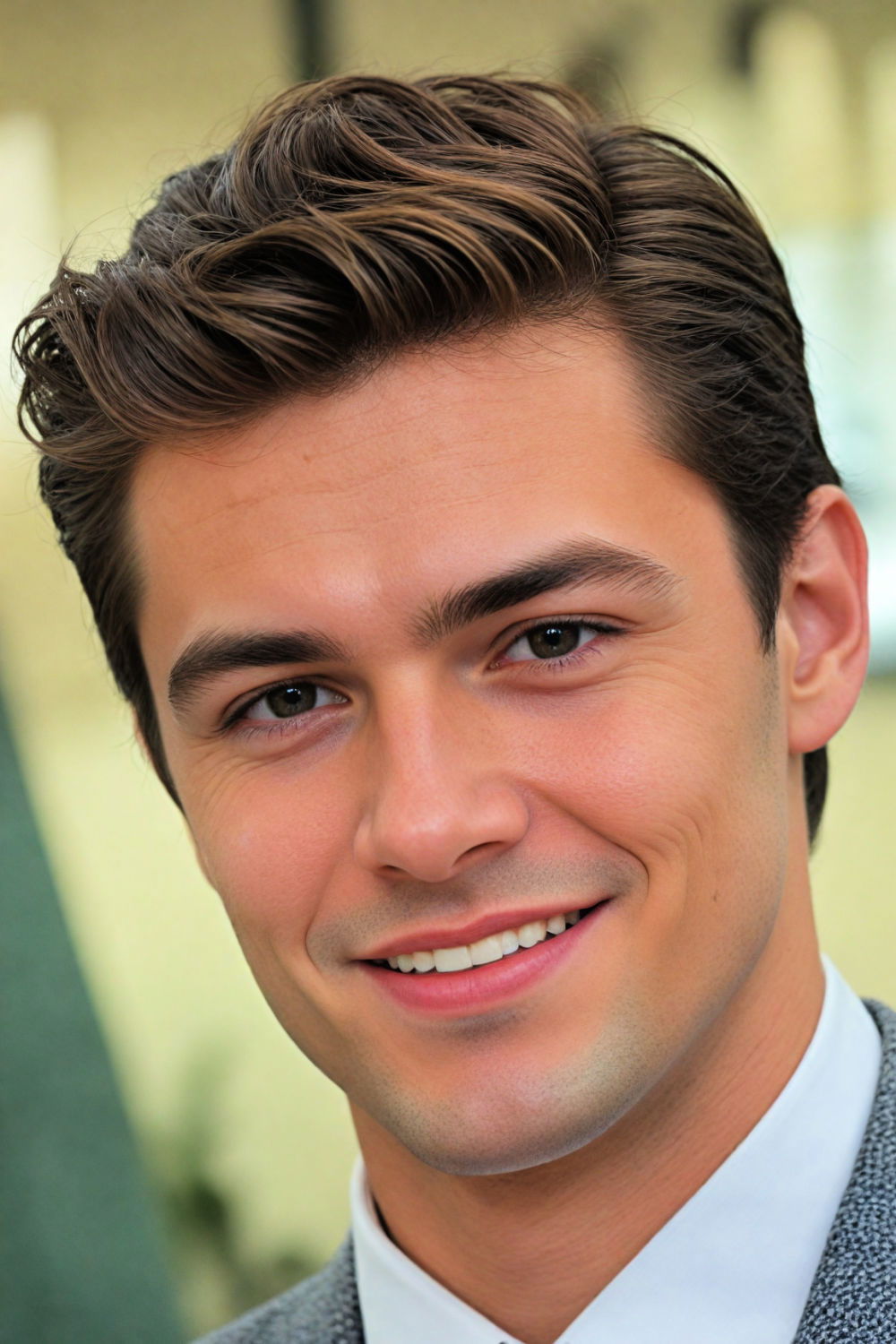 classic ivy league hair for professional and casual settings