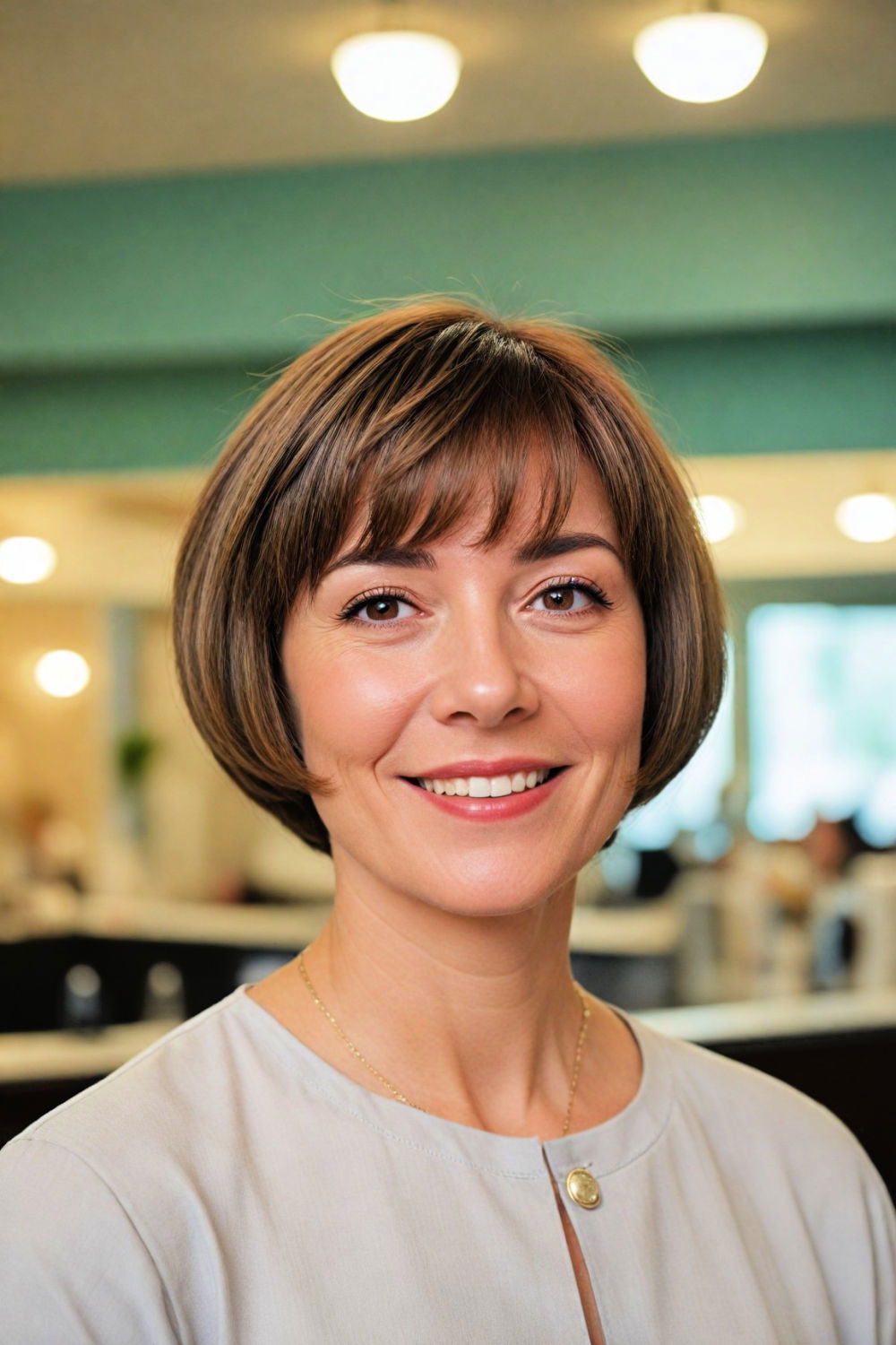 classic pageboy cut for women over 50