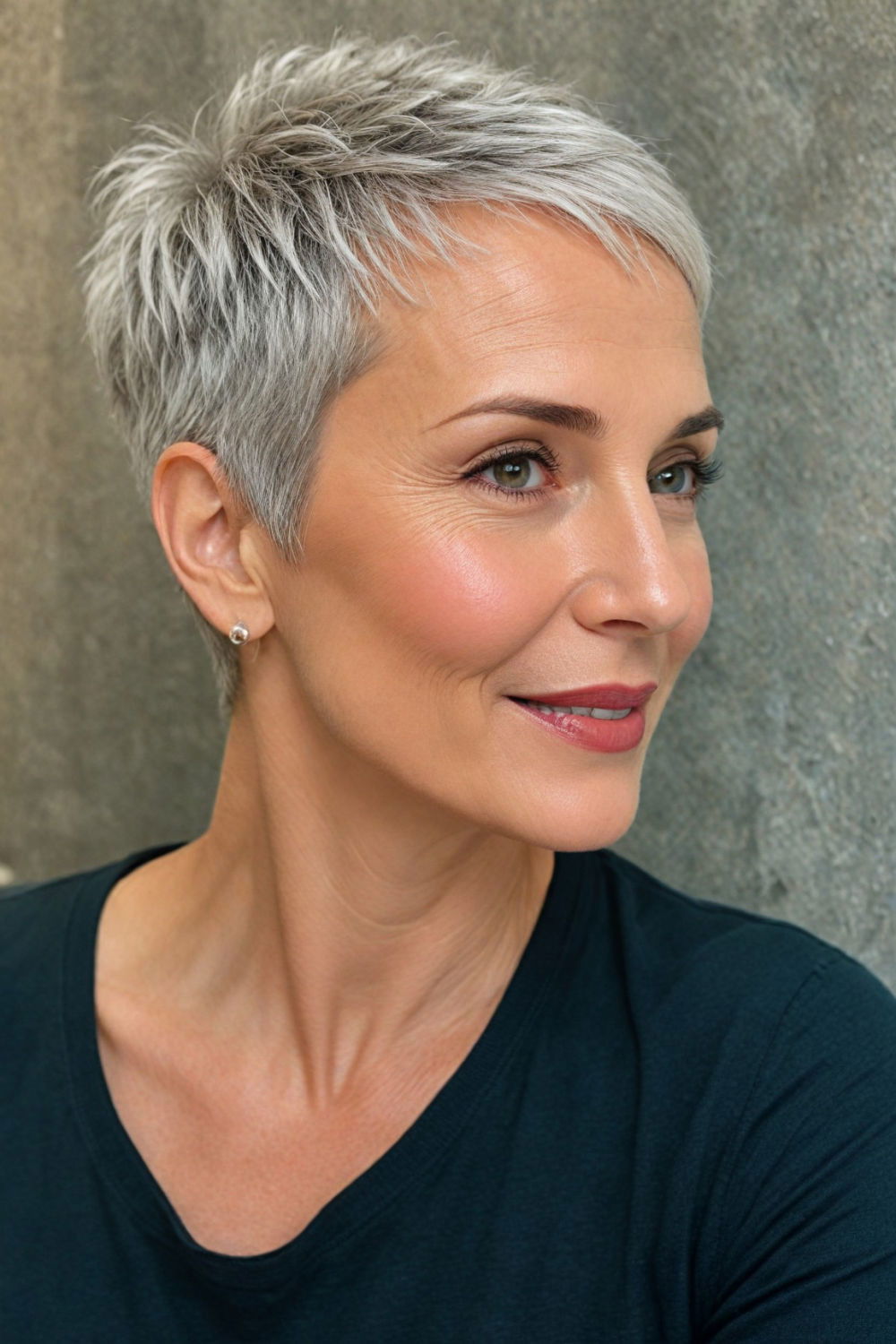 classic short pixie for women over 50