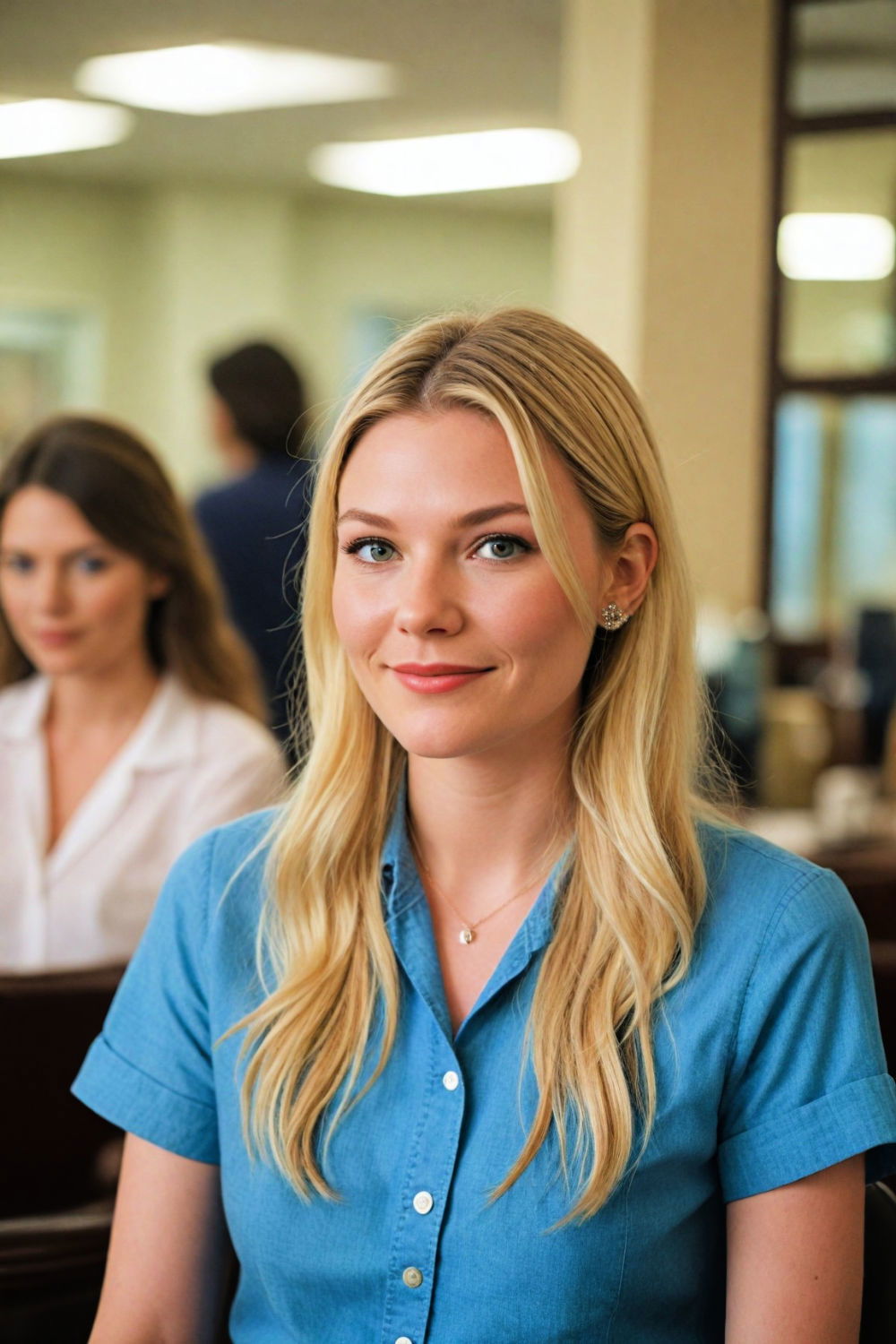 clip in extensions preppy hairstyle