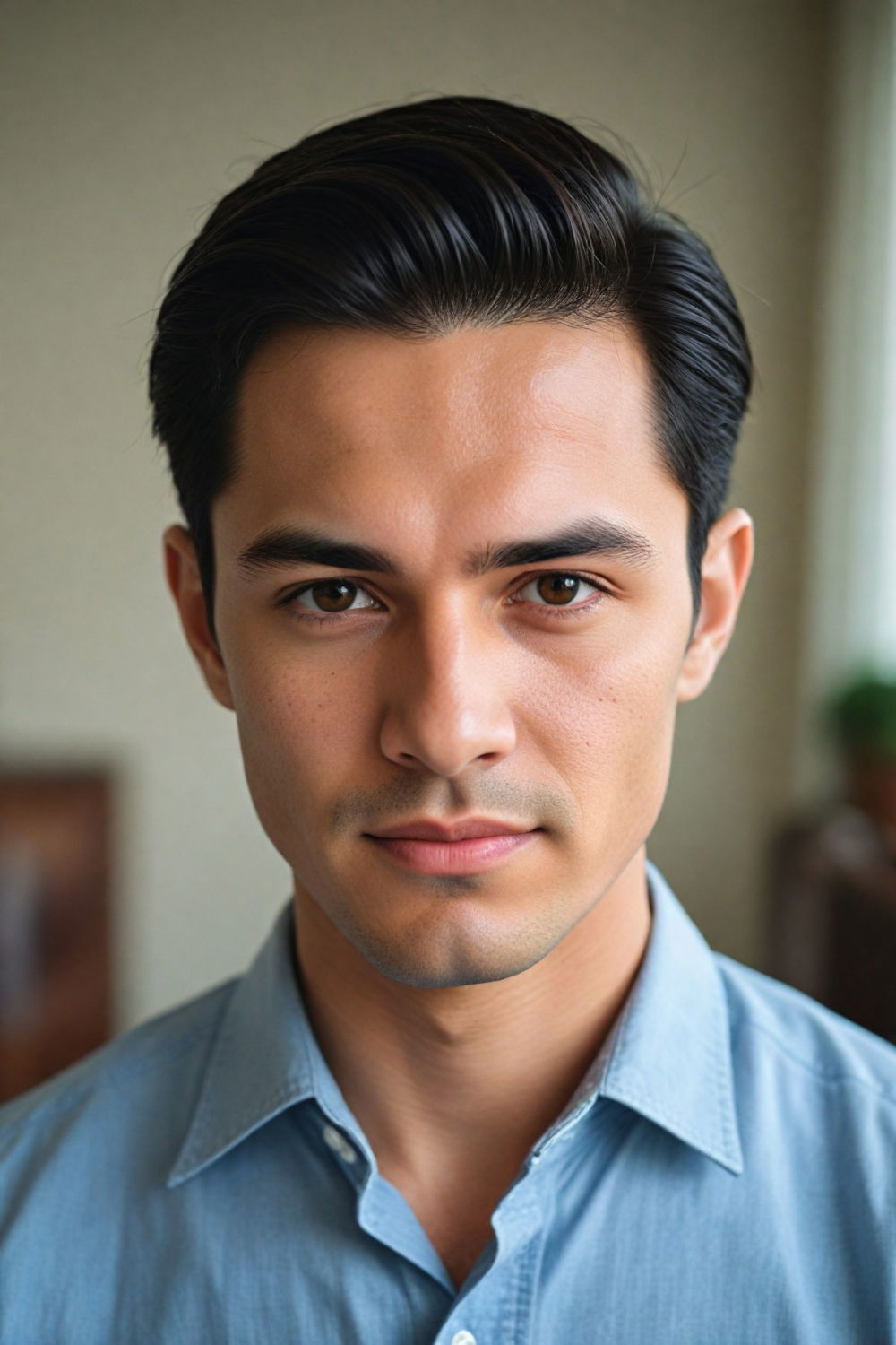 comb over hairstyle for men with big forehead