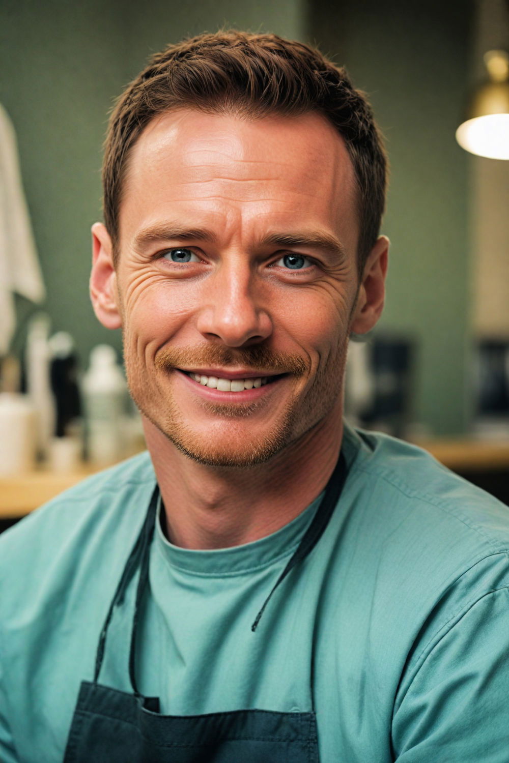 crew cut medium length hairstyle for men