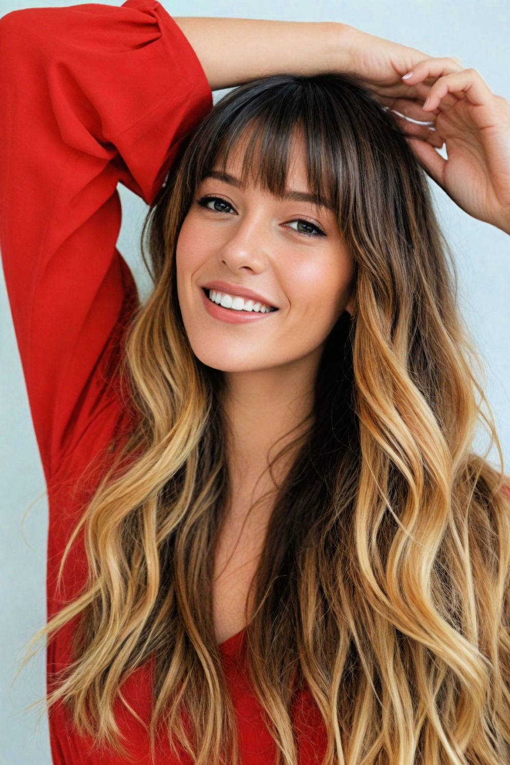 curtain bangs hairstyle