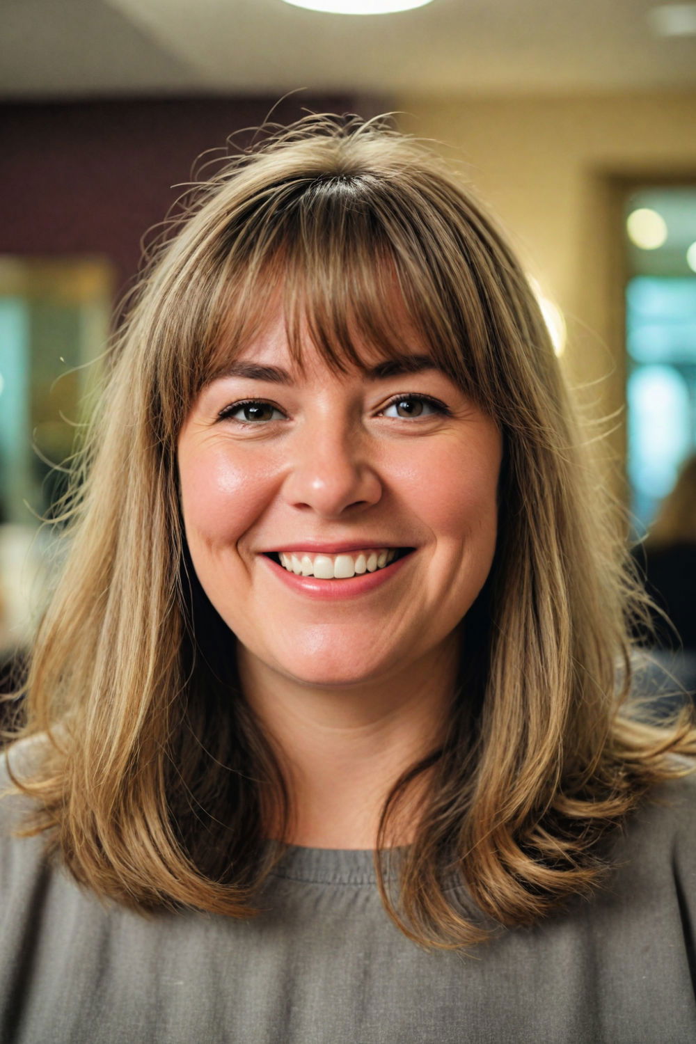 curtain bangs with layers modern twist to traditional haircut