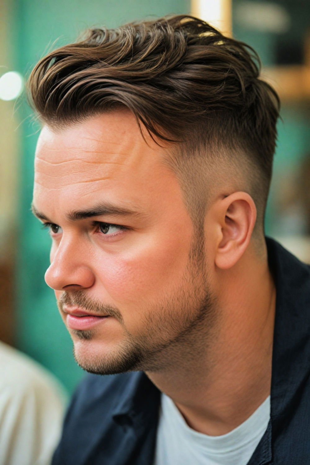 daring eye catching undercut haircut