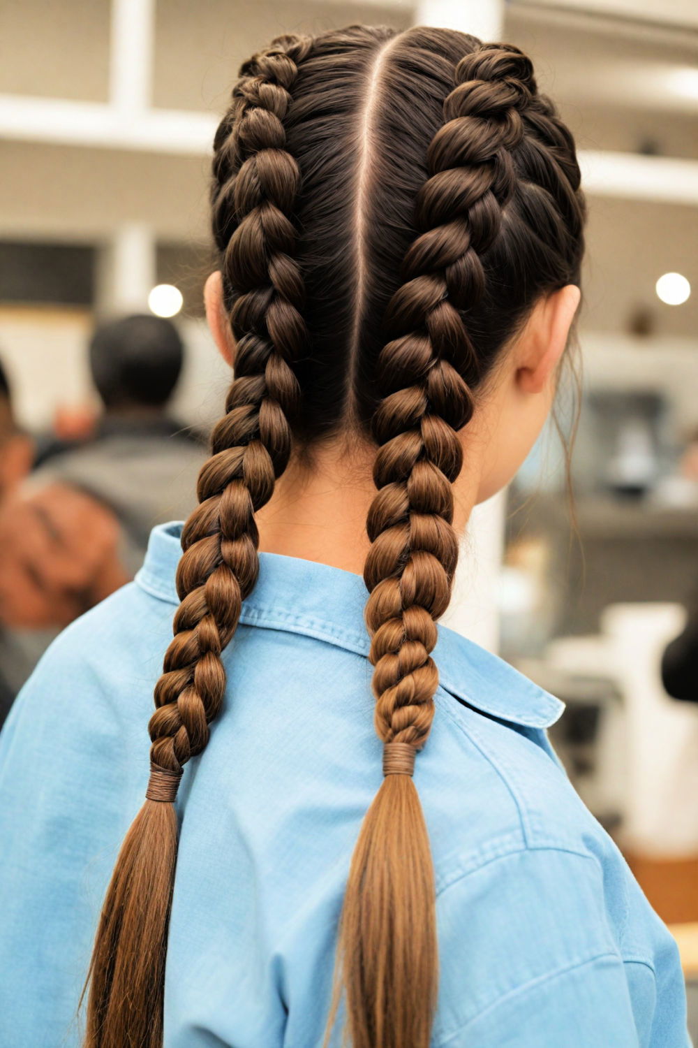 double dutch braids hairstyle